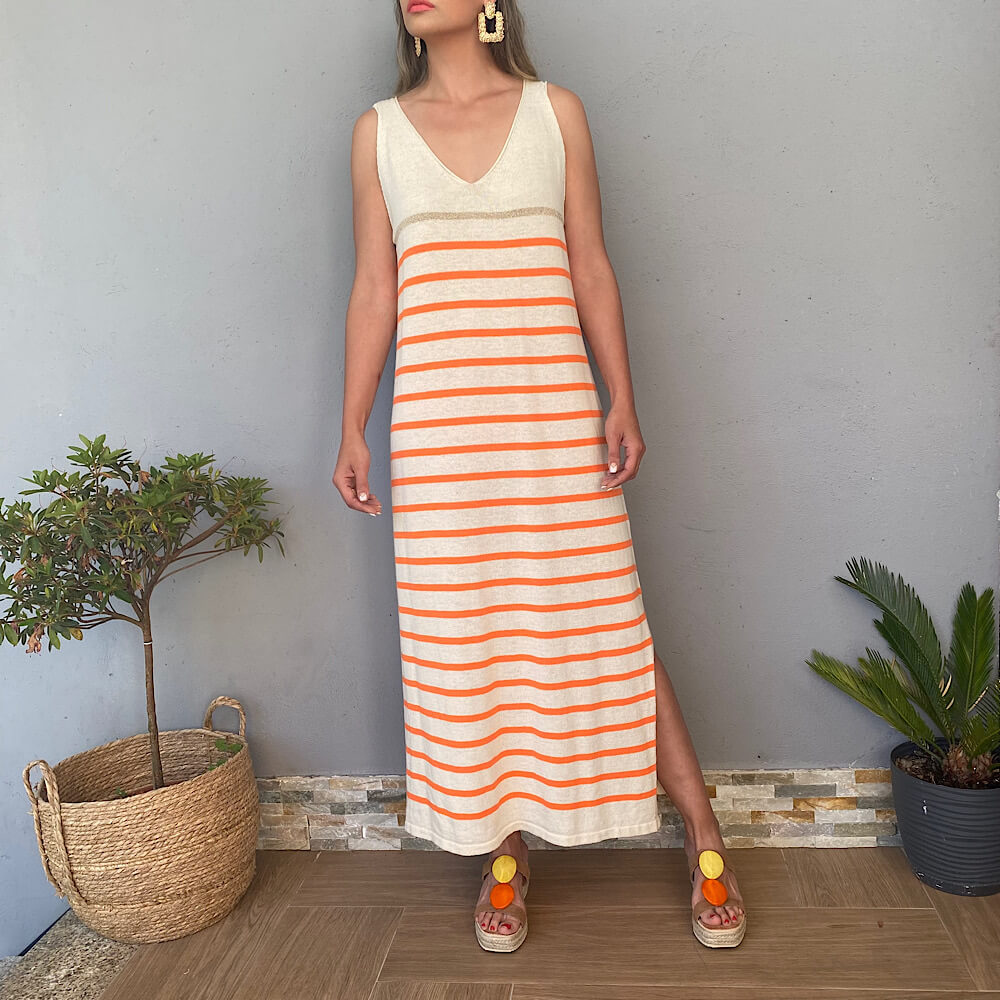 JUNCAL VESTIDO RAYA FINA