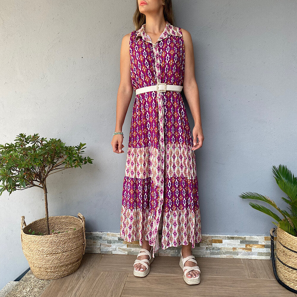 VESTIDO ZANZIBAR ABOTONADO
