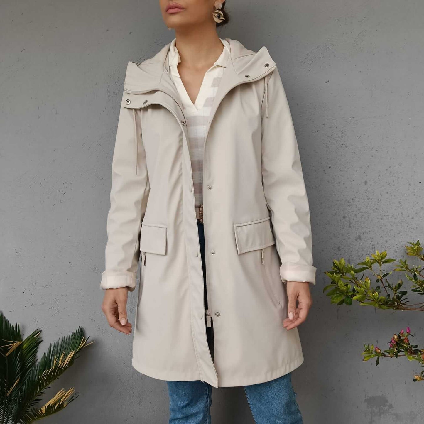 BÉRGAMO CHUBASQUERO BEIGE