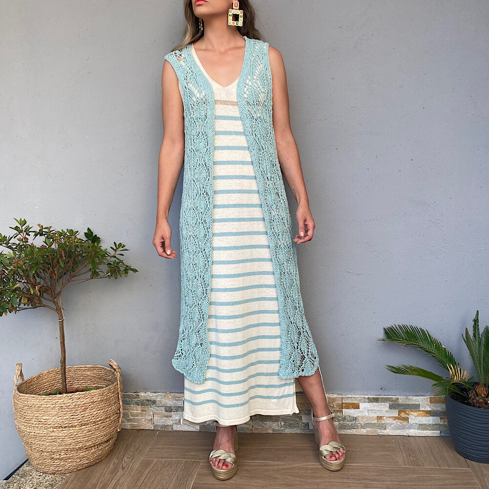 JUNCAL VESTIDO RAYA FINA