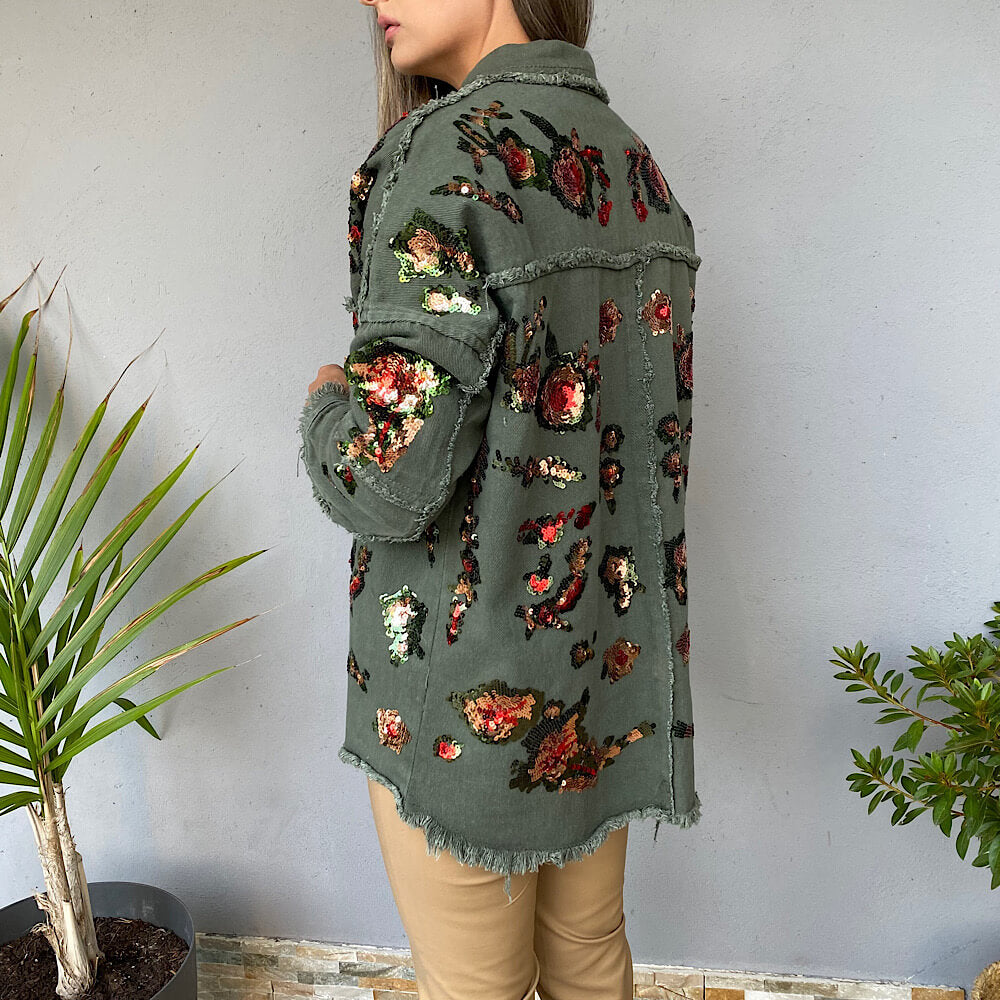 CHAQUETA BOSTON CON LENTEJUELAS