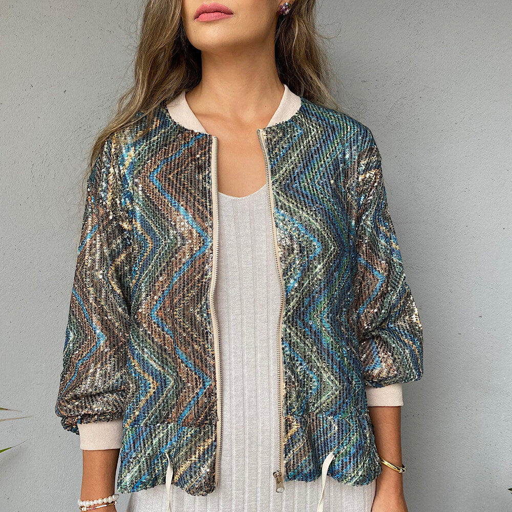 BOMBER GÉNOVA LENTEJUELAS