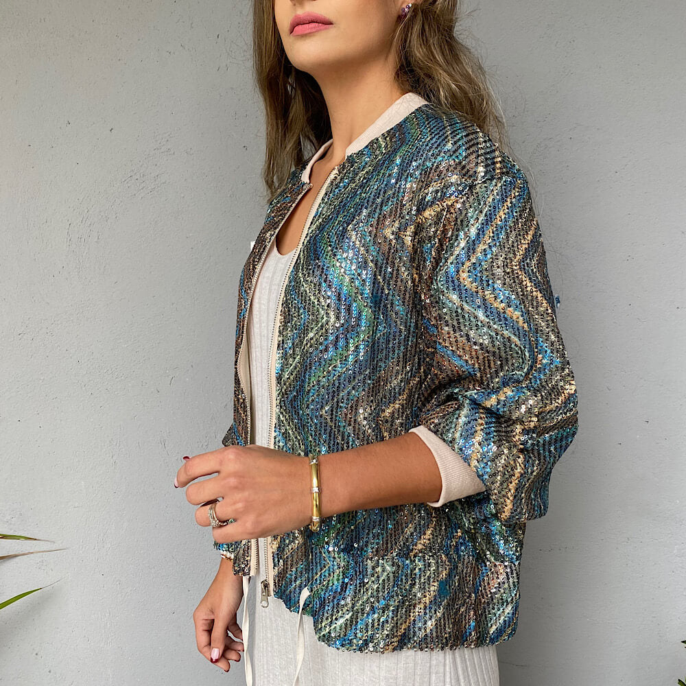 BOMBER GÉNOVA LENTEJUELAS