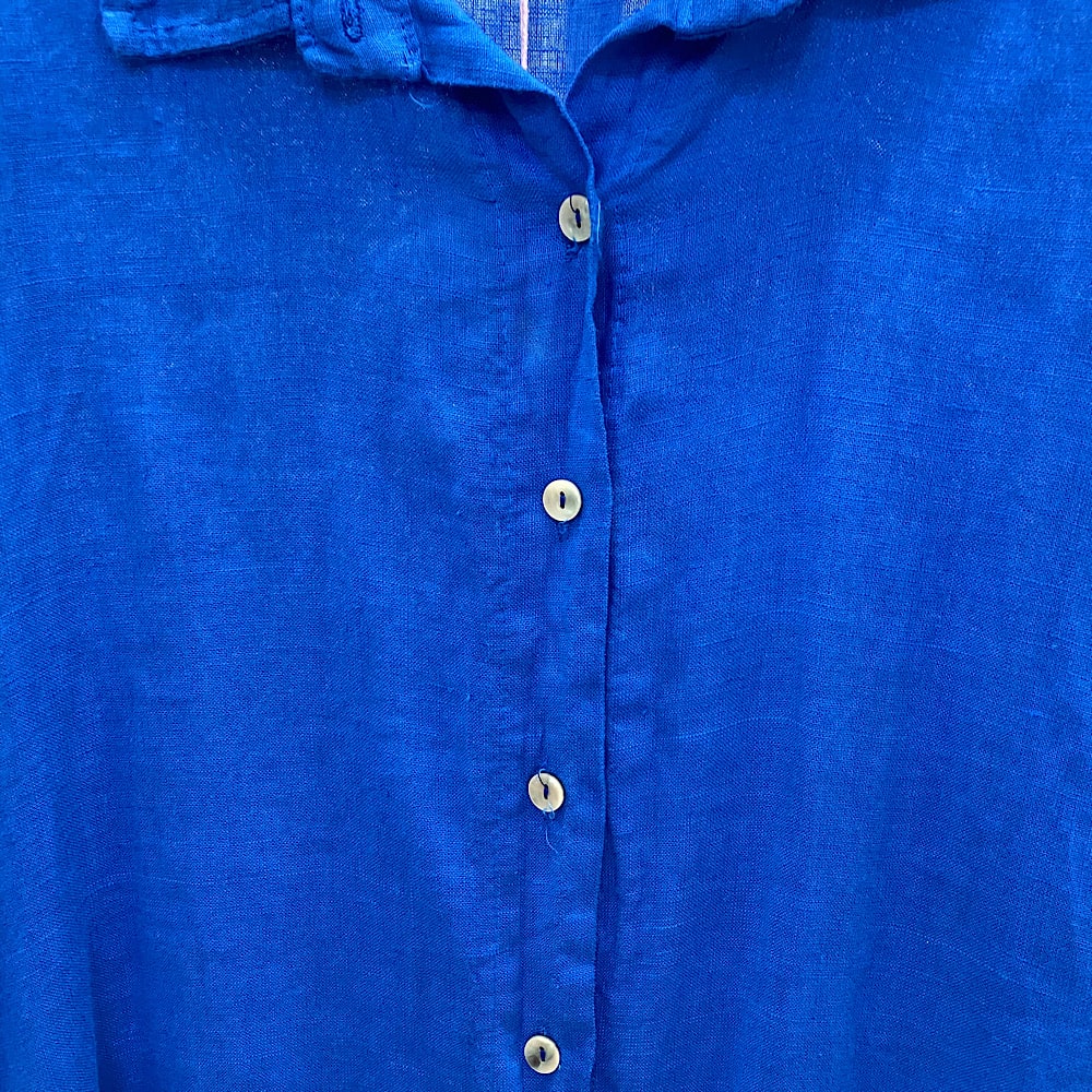 VESTIDO CAMISERO MIDI LINO