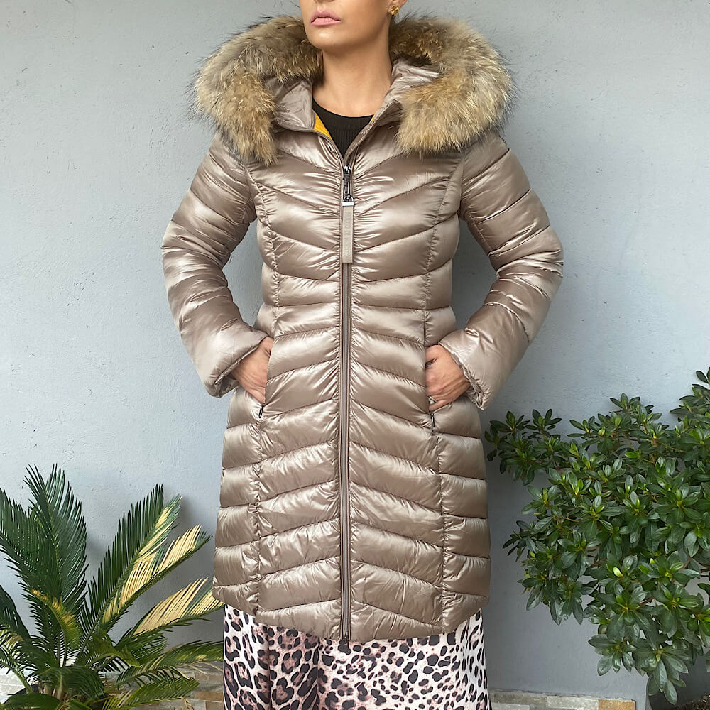 PARKA FLORENCIA TAUPE