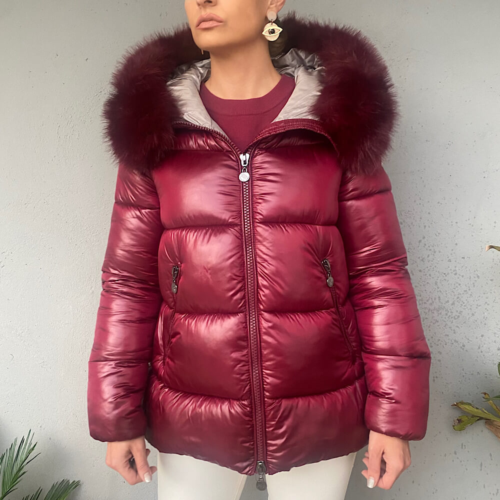 BUDAPEST PARKA GRANATE