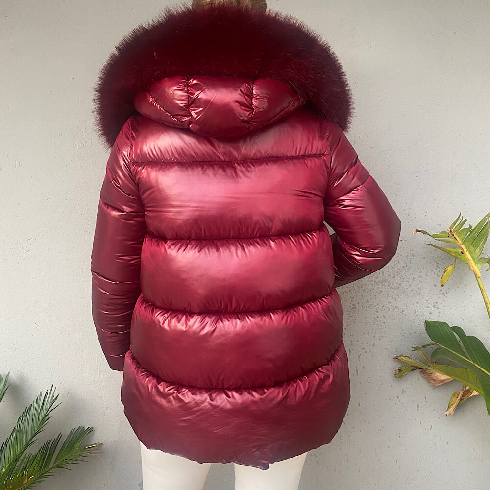 BUDAPEST PARKA GRANATE