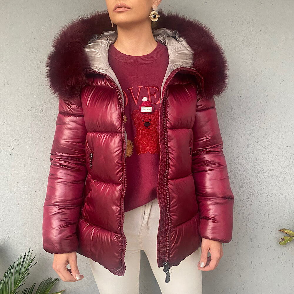 BUDAPEST PARKA GRANATE