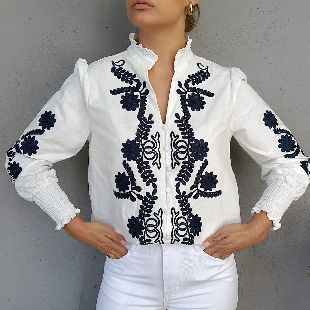 CANDELA BLUSA BORDADA