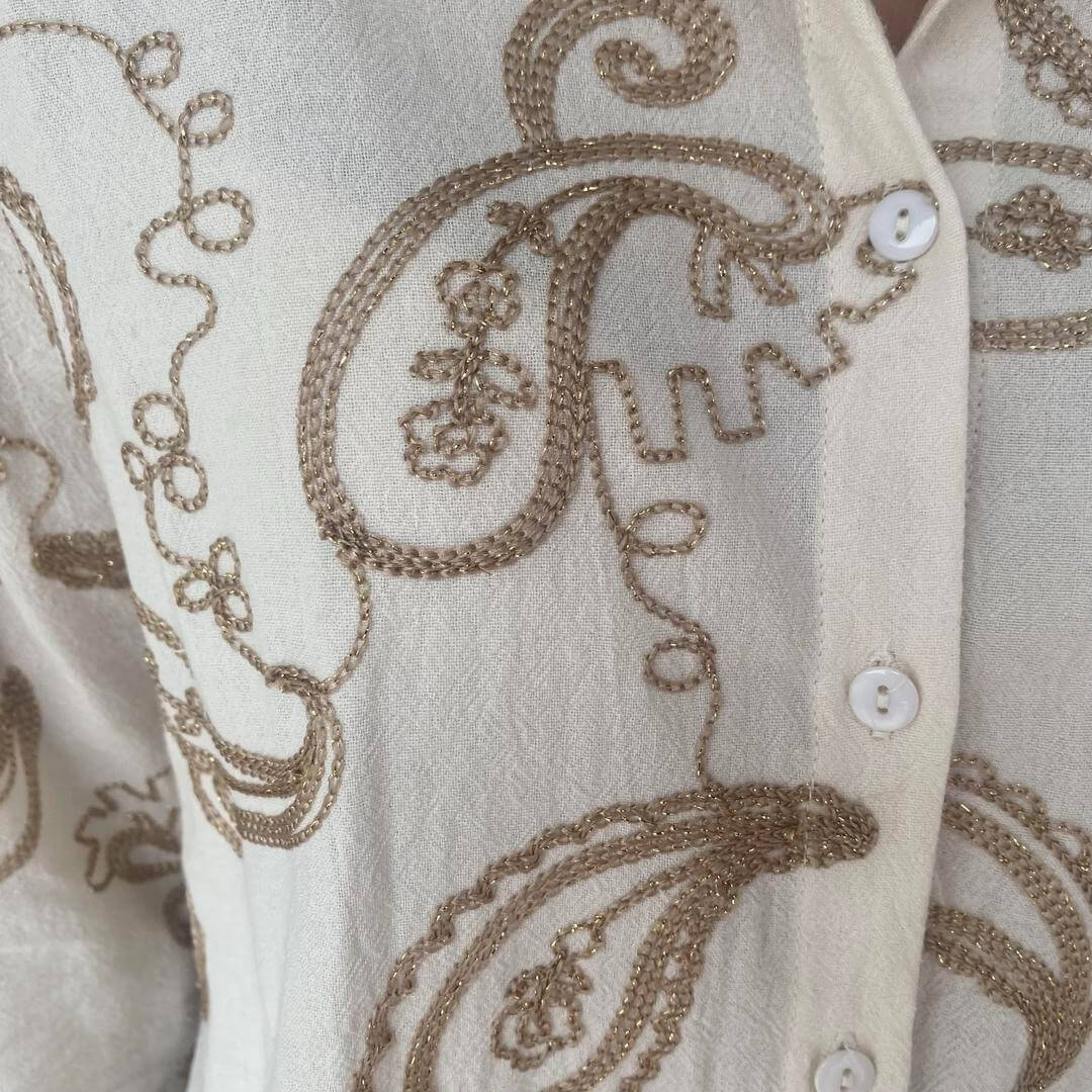 CAMISA JULIETA CON BORDADOS