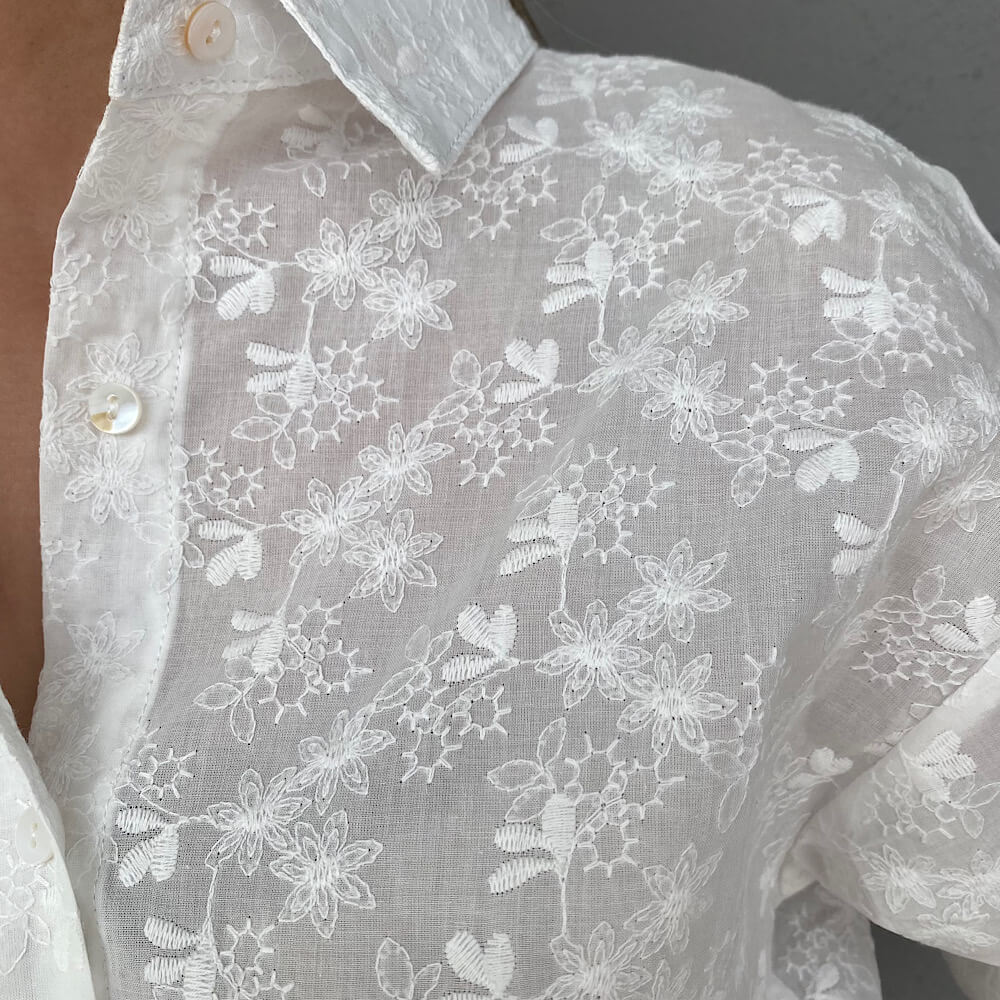 CAMISA AMAPOLA BORDADA