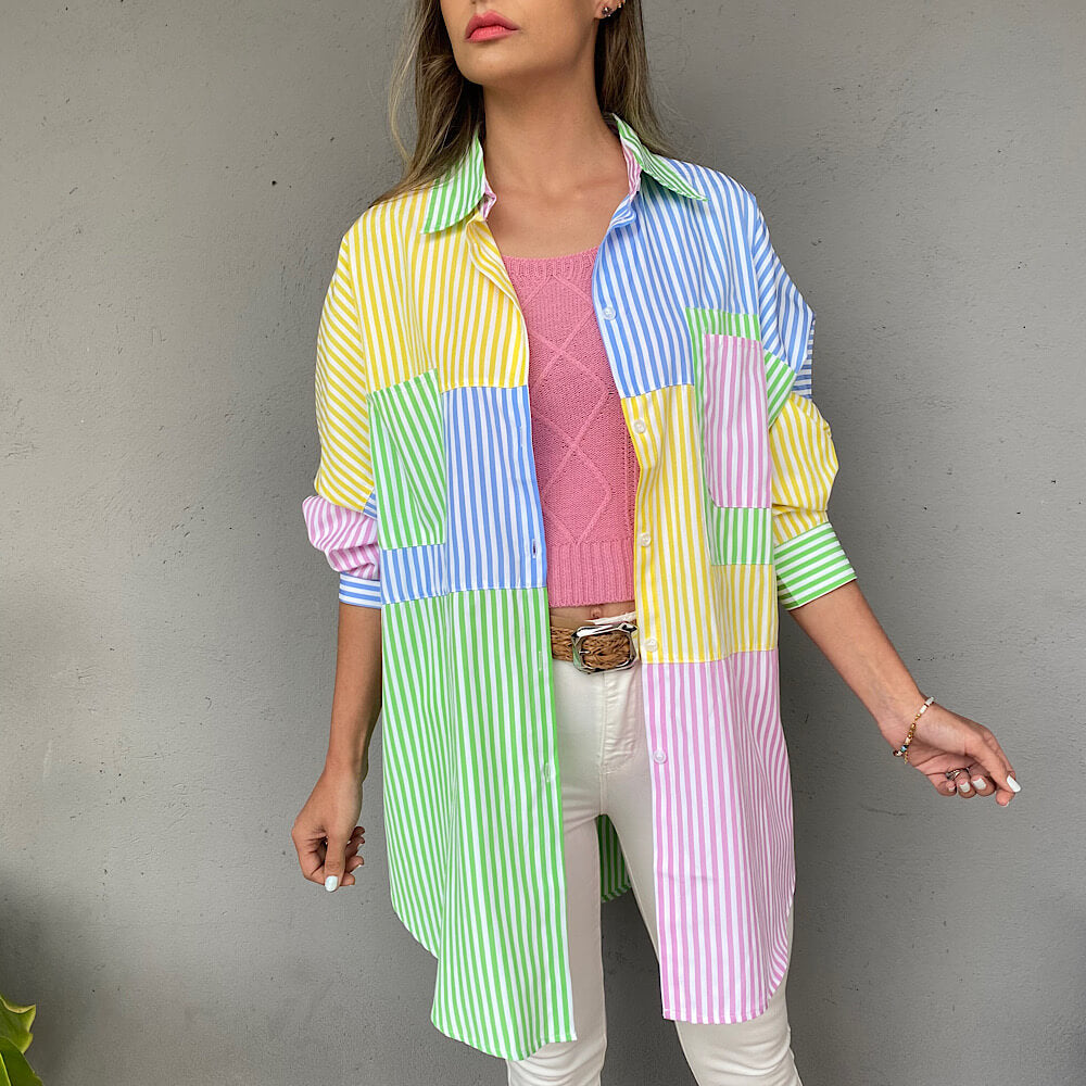 CAMISA FLORENCIA MULTICOLOR