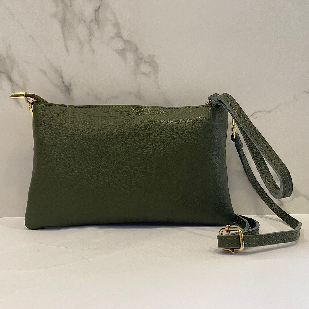 BOLSO PETIT PIEL VERDE