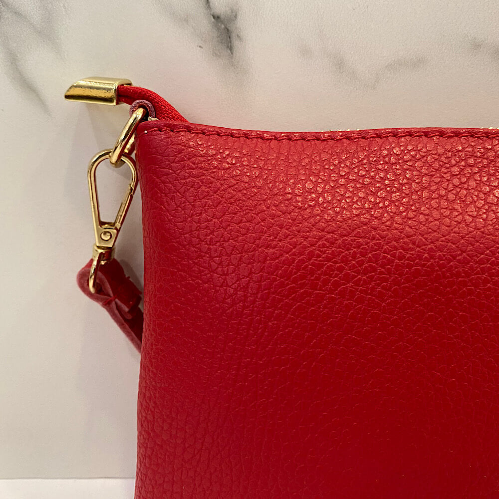 BOLSO PETIT PIEL ROJO