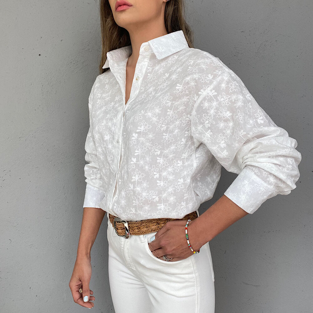 CAMISA AMAPOLA BORDADA