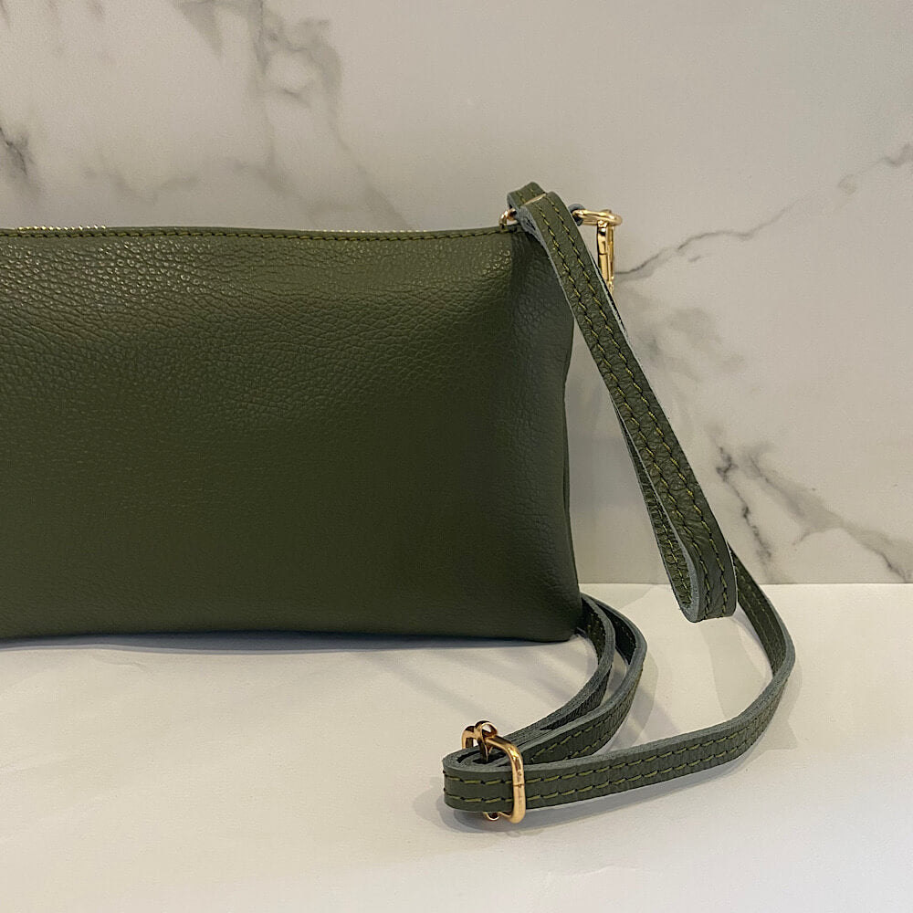BOLSO PETIT PIEL VERDE
