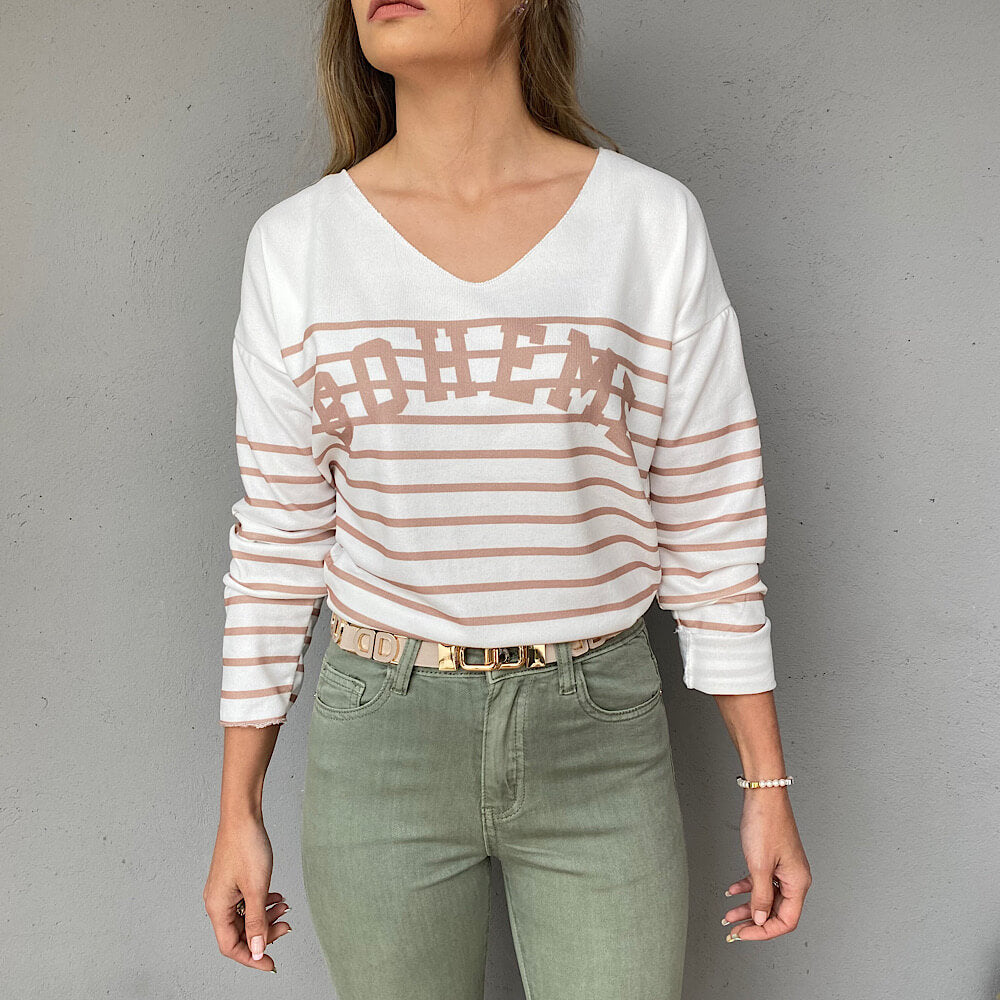 CAMISETA BOHEME RAYAS