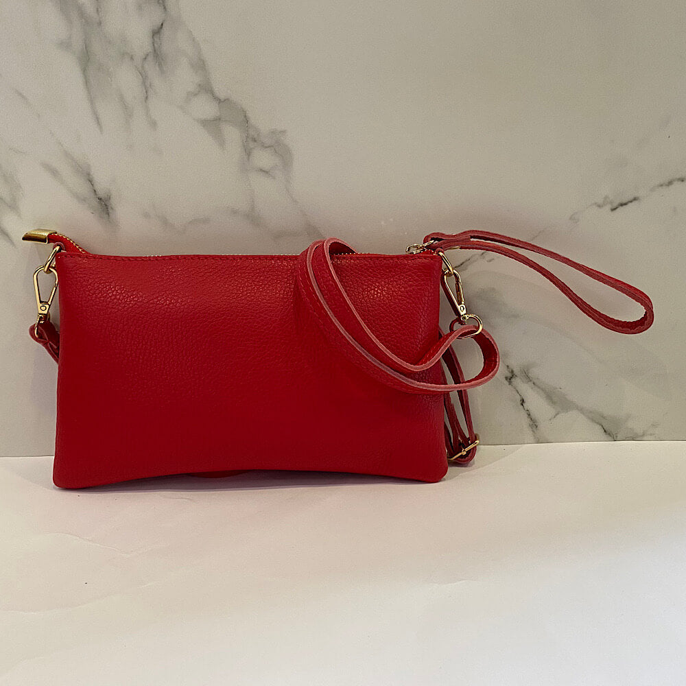 BOLSO PETIT PIEL ROJO