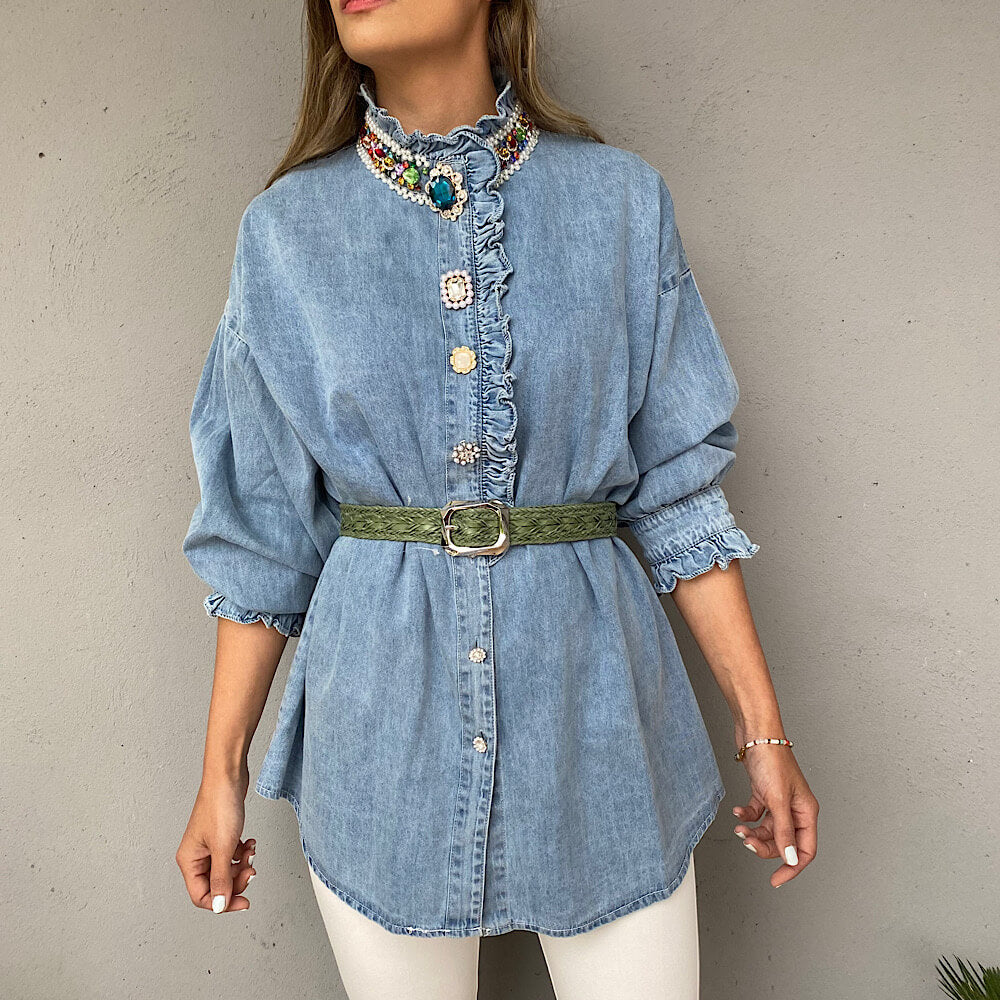 CAMISA OFELIA CUELLO MAO