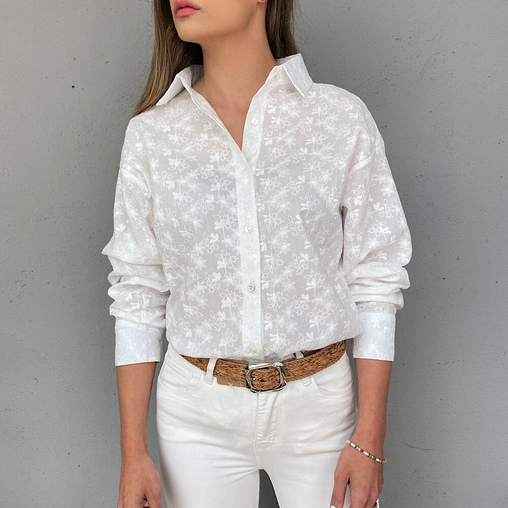 CAMISA AMAPOLA BORDADA
