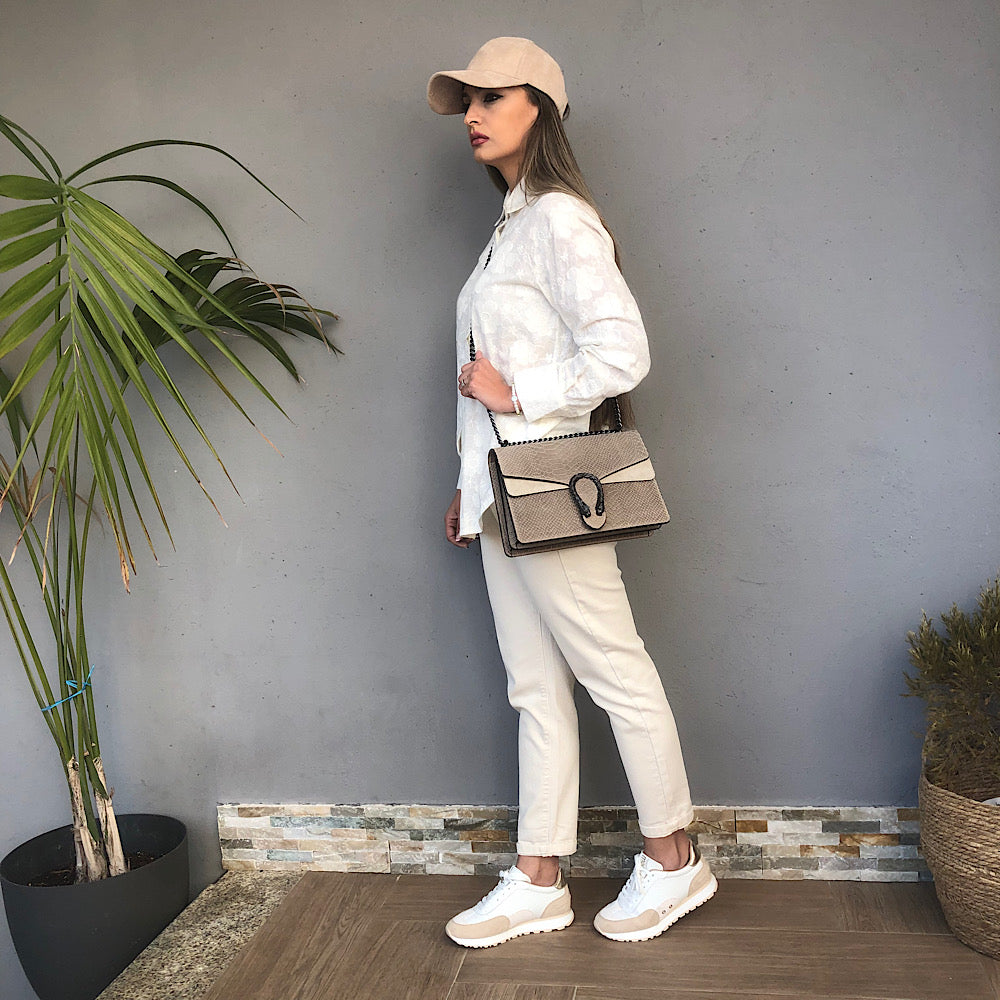BOLSO CLOE TAUPE