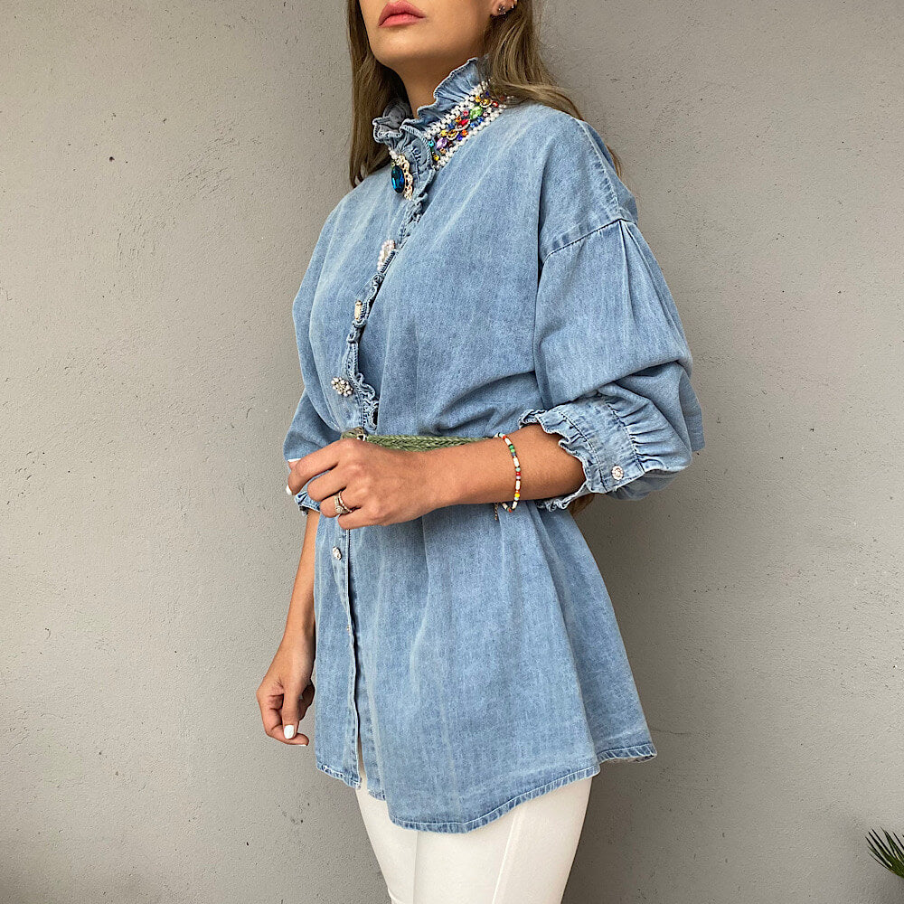 CAMISA OFELIA CUELLO MAO