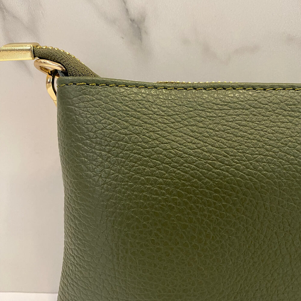 BOLSO PETIT PIEL VERDE