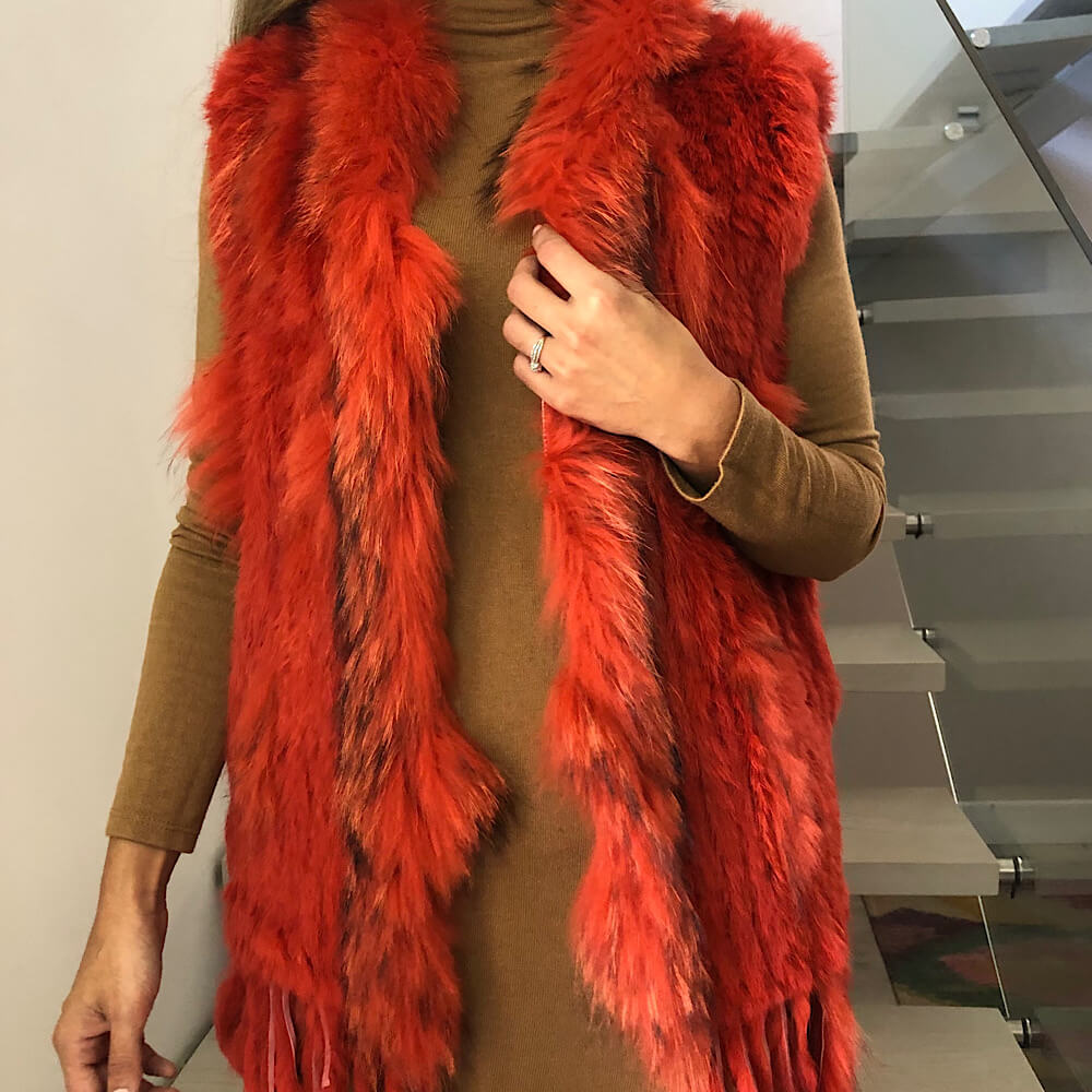 ROMEO CHALECO DE PELO TRICOTADO