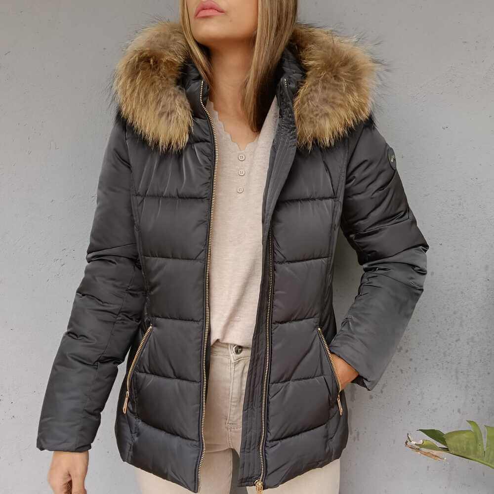 PARKA BRUSELAS ANTRACITA