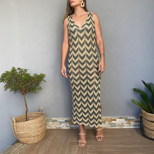 VESTIDO JIMENA ZIG-ZAG