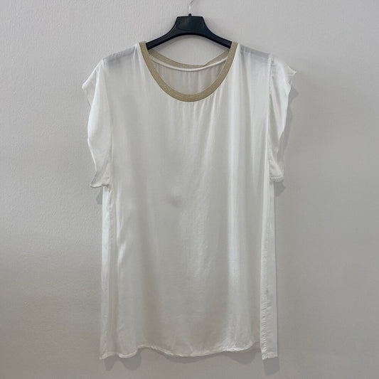 31142 BLUSA ASEDADA C/REDONDO