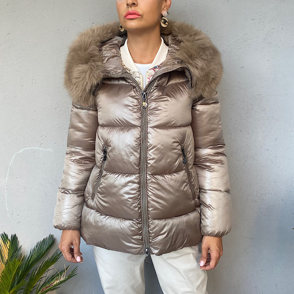 PARKA NORUEGA TAUPE