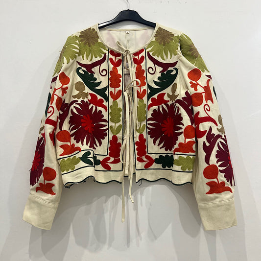 1D2342 CHAQUETA BORDADA