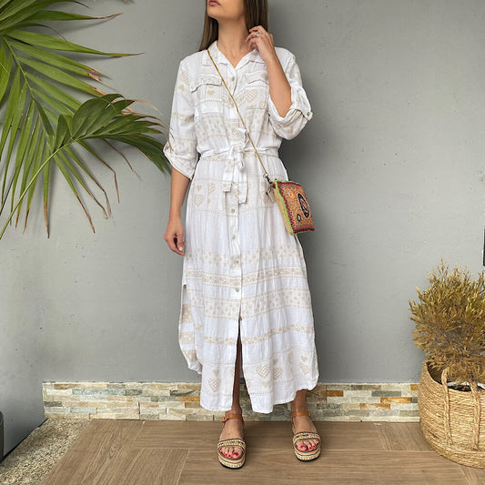 VESTIDO SAFARI CAMISERO